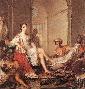 NATTIER, Jean-Marc Mademoiselle de Clermont en Sultane sg oil painting reproduction